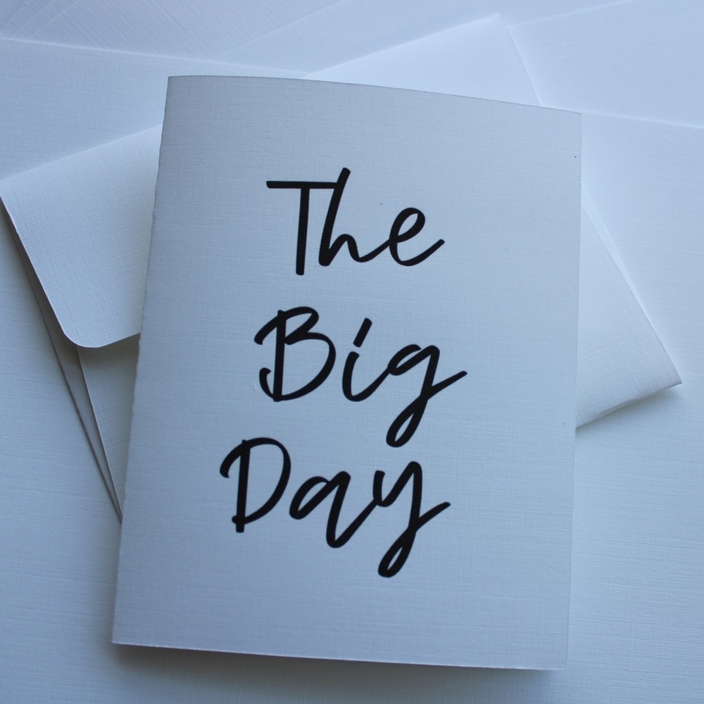 The Big Day Card
